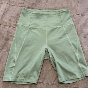 Girlfriend collective high rise compression bike shorts. Excellent condition.